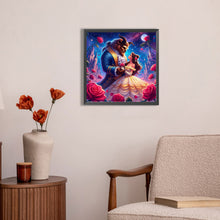 Load image into Gallery viewer, AB Diamond Painting - Full Round - beauty and the beast (30*30CM)
