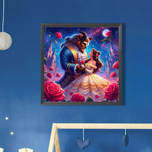 Load image into Gallery viewer, AB Diamond Painting - Full Round - beauty and the beast (30*30CM)
