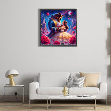 Load image into Gallery viewer, AB Diamond Painting - Full Round - beauty and the beast (50*50CM)
