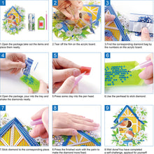 Load image into Gallery viewer, Special Shape Colorful Cat Desktop Diamond Art Ornament Kits for Adults Beginner
