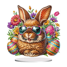 Load image into Gallery viewer, Cute Single-Side Easter Rabbit Desktop Diamond Art Kits Bedroom Table Decoration
