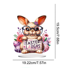Load image into Gallery viewer, Cute Single-Side Easter Rabbit Desktop Diamond Art Kits Bedroom Table Decoration
