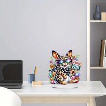 Load image into Gallery viewer, Cute Single-Side Easter Rabbit Desktop Diamond Art Kits Bedroom Table Decoration
