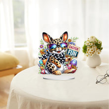 Load image into Gallery viewer, Cute Single-Side Easter Rabbit Desktop Diamond Art Kits Bedroom Table Decoration
