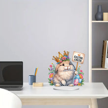 Load image into Gallery viewer, Cute Single-Side Easter Rabbit Desktop Diamond Art Kits Bedroom Table Decoration
