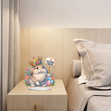 Load image into Gallery viewer, Cute Single-Side Easter Rabbit Desktop Diamond Art Kits Bedroom Table Decoration
