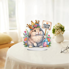 Load image into Gallery viewer, Cute Single-Side Easter Rabbit Desktop Diamond Art Kits Bedroom Table Decoration
