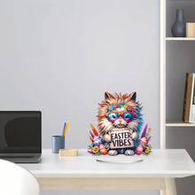 Load image into Gallery viewer, Cute Single-Side Easter Rabbit Desktop Diamond Art Kits Bedroom Table Decoration
