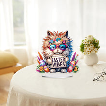 Load image into Gallery viewer, Cute Single-Side Easter Rabbit Desktop Diamond Art Kits Bedroom Table Decoration
