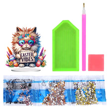 Load image into Gallery viewer, Cute Single-Side Easter Rabbit Desktop Diamond Art Kits Bedroom Table Decoration

