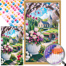 Load image into Gallery viewer, AB Diamond Painting - Full Round - exquisite garden (40*70CM)
