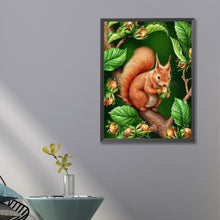 Load image into Gallery viewer, AB Diamond Painting - Full Square - Eating squirrels (45*60CM)
