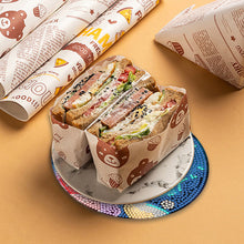 Load image into Gallery viewer, 4 Pcs Seashell Rose House Diamond Art Place Mat with Holder for Dining Tables
