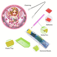 Load image into Gallery viewer, Acrylic Single-Side 5D DIY Character Diamond Painting Dots Pendant Window Decor
