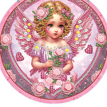 Load image into Gallery viewer, Acrylic Single-Side 5D DIY Character Diamond Painting Dots Pendant Window Decor
