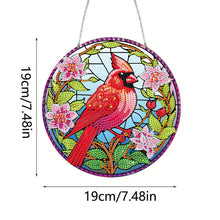 Load image into Gallery viewer, Acrylic Single-Side 5D DIY Animal Diamond Painting Dots Pendant for Window Decor
