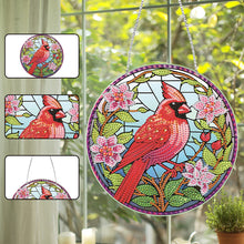 Load image into Gallery viewer, Acrylic Single-Side 5D DIY Animal Diamond Painting Dots Pendant for Window Decor
