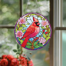 Load image into Gallery viewer, Acrylic Single-Side 5D DIY Animal Diamond Painting Dots Pendant for Window Decor
