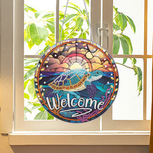 Load image into Gallery viewer, Acrylic Single-Side 5D DIY Animal Diamond Painting Dots Pendant for Window Decor
