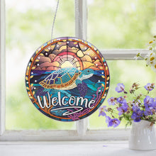 Load image into Gallery viewer, Acrylic Single-Side 5D DIY Animal Diamond Painting Dots Pendant for Window Decor
