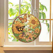 Load image into Gallery viewer, Acrylic Single-Side 5D DIY Animal Diamond Painting Dots Pendant for Window Decor
