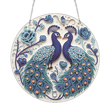 Load image into Gallery viewer, Acrylic Single-Side 5D DIY Animal Diamond Painting Dots Pendant for Window Decor
