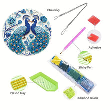 Load image into Gallery viewer, Acrylic Single-Side 5D DIY Animal Diamond Painting Dots Pendant for Window Decor
