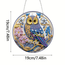 Load image into Gallery viewer, Acrylic Single-Side 5D DIY Animal Diamond Painting Dots Pendant for Window Decor
