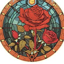 Load image into Gallery viewer, Acrylic Single-Side 5D DIY Flower Diamond Painting Dots Pendant for Window Decor
