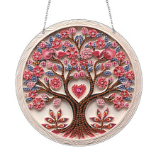 Load image into Gallery viewer, Acrylic Single-Side 5D DIY Flower Diamond Painting Dots Pendant for Window Decor
