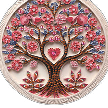 Load image into Gallery viewer, Acrylic Single-Side 5D DIY Flower Diamond Painting Dots Pendant for Window Decor
