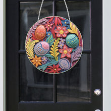 Load image into Gallery viewer, Acrylic Single-Side 5D DIY Flower Diamond Painting Dots Pendant for Window Decor
