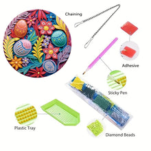 Load image into Gallery viewer, Acrylic Single-Side 5D DIY Flower Diamond Painting Dots Pendant for Window Decor
