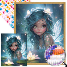 Load image into Gallery viewer, AB Diamond Painting - Full Round - water elf girl (40*50CM)
