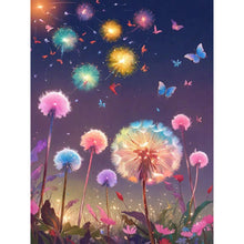 Load image into Gallery viewer, Diamond Painting - Full Round - Colorful dandelion (30*40CM)
