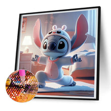 Load image into Gallery viewer, Diamond Painting - Full Round - Stitch doing yoga (30*30CM)
