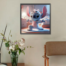 Load image into Gallery viewer, Diamond Painting - Full Round - Stitch doing yoga (30*30CM)
