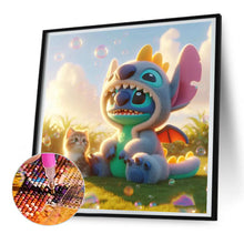 Load image into Gallery viewer, Diamond Painting - Full Round - Stitch playing in the sun (30*30CM)
