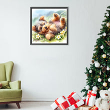 Load image into Gallery viewer, Diamond Painting - Full Round - Spring Yorkshire Terrier (40*40CM)

