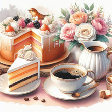 Load image into Gallery viewer, Diamond Painting - Full Round - afternoon tea (40*40CM)
