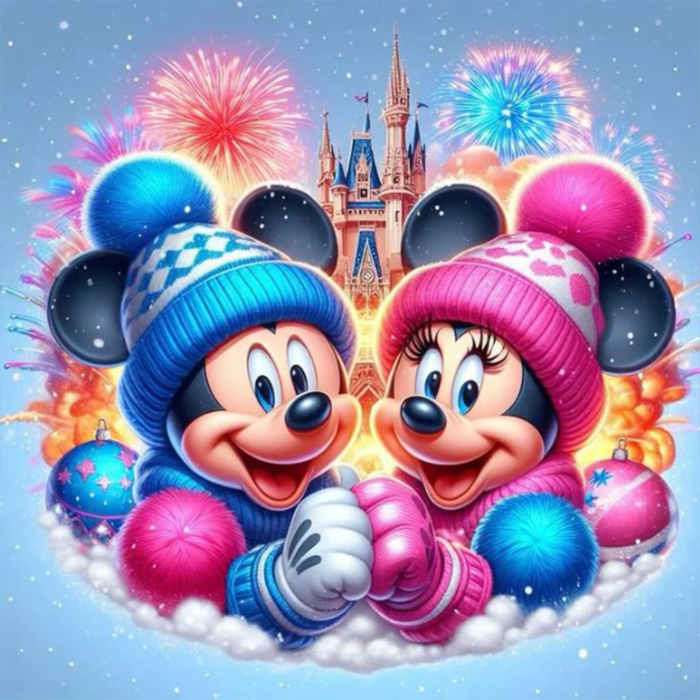 Diamond Painting - Full Round - disney mickey minnie (30*30CM)