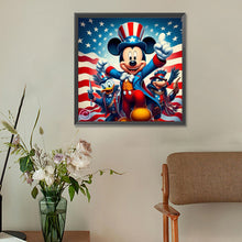 Load image into Gallery viewer, Diamond Painting - Full Round - disney mickey minnie (30*30CM)
