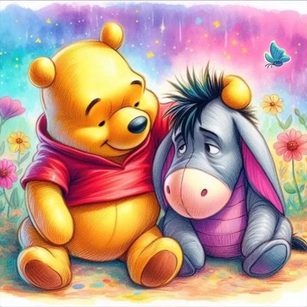 Diamond Painting - Full Round - Winnie the Pooh (30*30CM)