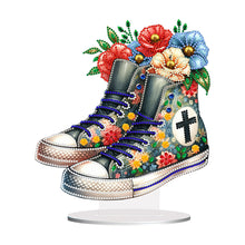 Load image into Gallery viewer, Special Shape Desktop Diamond Art Kits Crucifixion Faith Art for Adults Beginner
