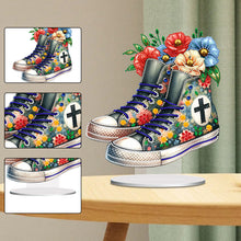 Load image into Gallery viewer, Special Shape Desktop Diamond Art Kits Crucifixion Faith Art for Adults Beginner
