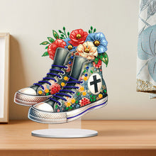 Load image into Gallery viewer, Special Shape Desktop Diamond Art Kits Crucifixion Faith Art for Adults Beginner
