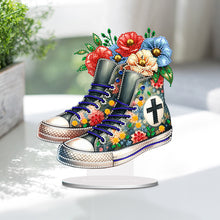 Load image into Gallery viewer, Special Shape Desktop Diamond Art Kits Crucifixion Faith Art for Adults Beginner
