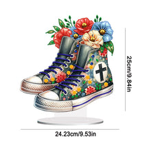 Load image into Gallery viewer, Special Shape Desktop Diamond Art Kits Crucifixion Faith Art for Adults Beginner
