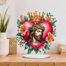 Load image into Gallery viewer, Special Shape Desktop Diamond Art Kits Crucifixion Faith Art for Adults Beginner
