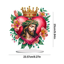 Load image into Gallery viewer, Special Shape Desktop Diamond Art Kits Crucifixion Faith Art for Adults Beginner
